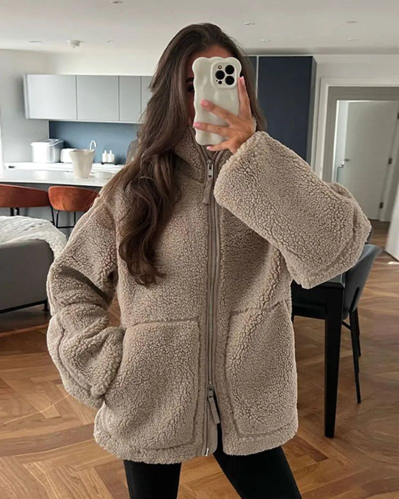 PENELOPE - STYLISH TEDDY JACKET