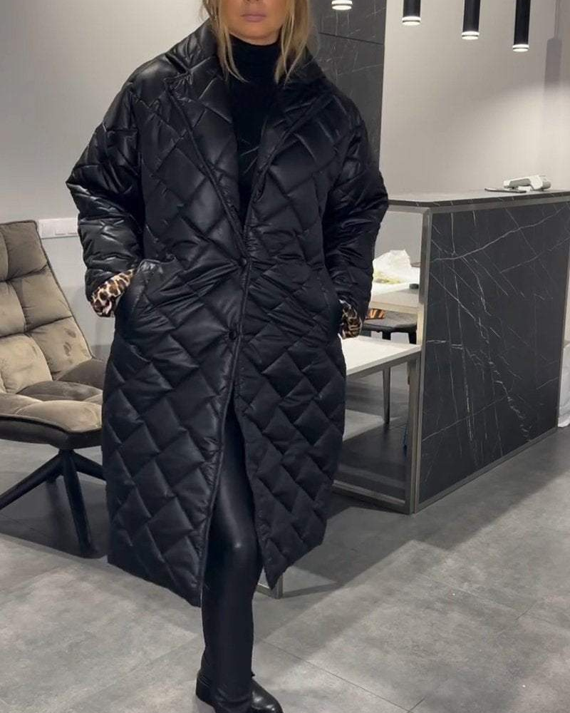 Zanira™ | Mid-Length Lapel Coat