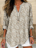Yvaine™ | Casual Retro Floral Graphic Shirt