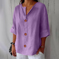Lynn™ | Linen Breathable Blouse with a Soft Relaxed Fit