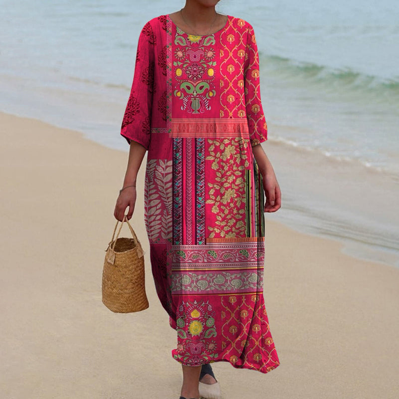 Adeline Flowy Ethnic Dress
