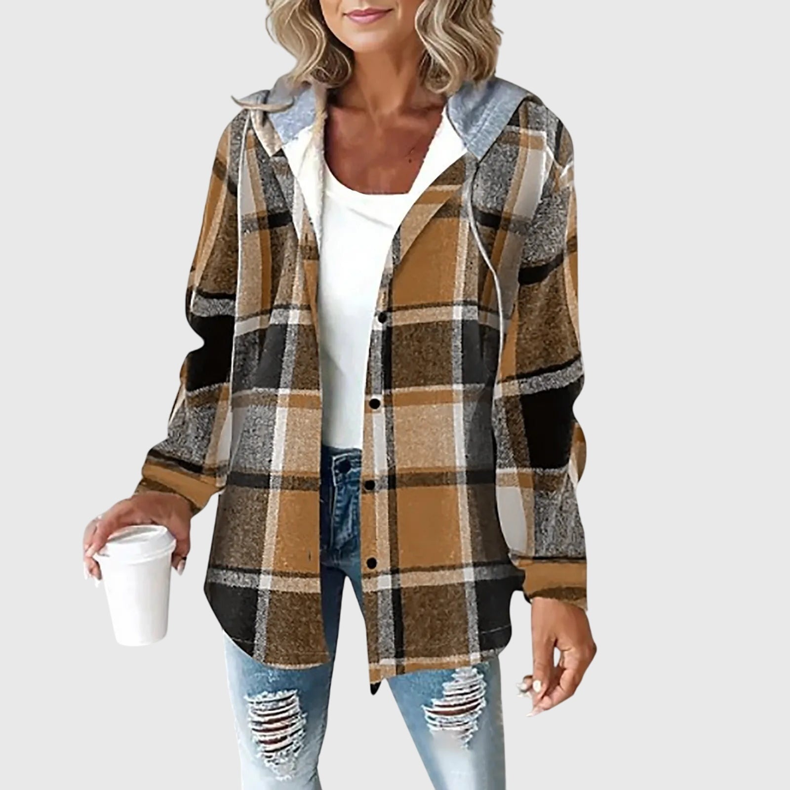 Martina™ | Women's Mesh Button Placket Jacket