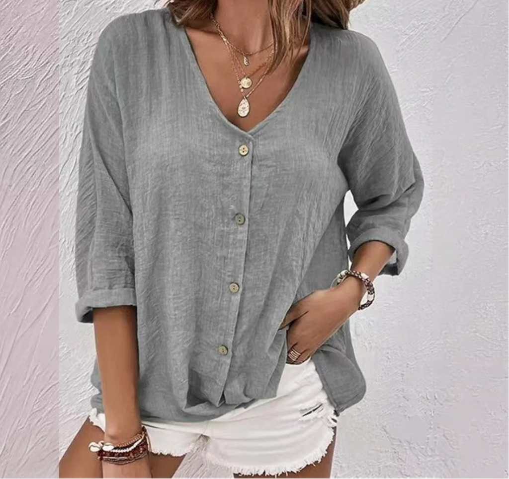 Sola™ | Summer Linen Blouse