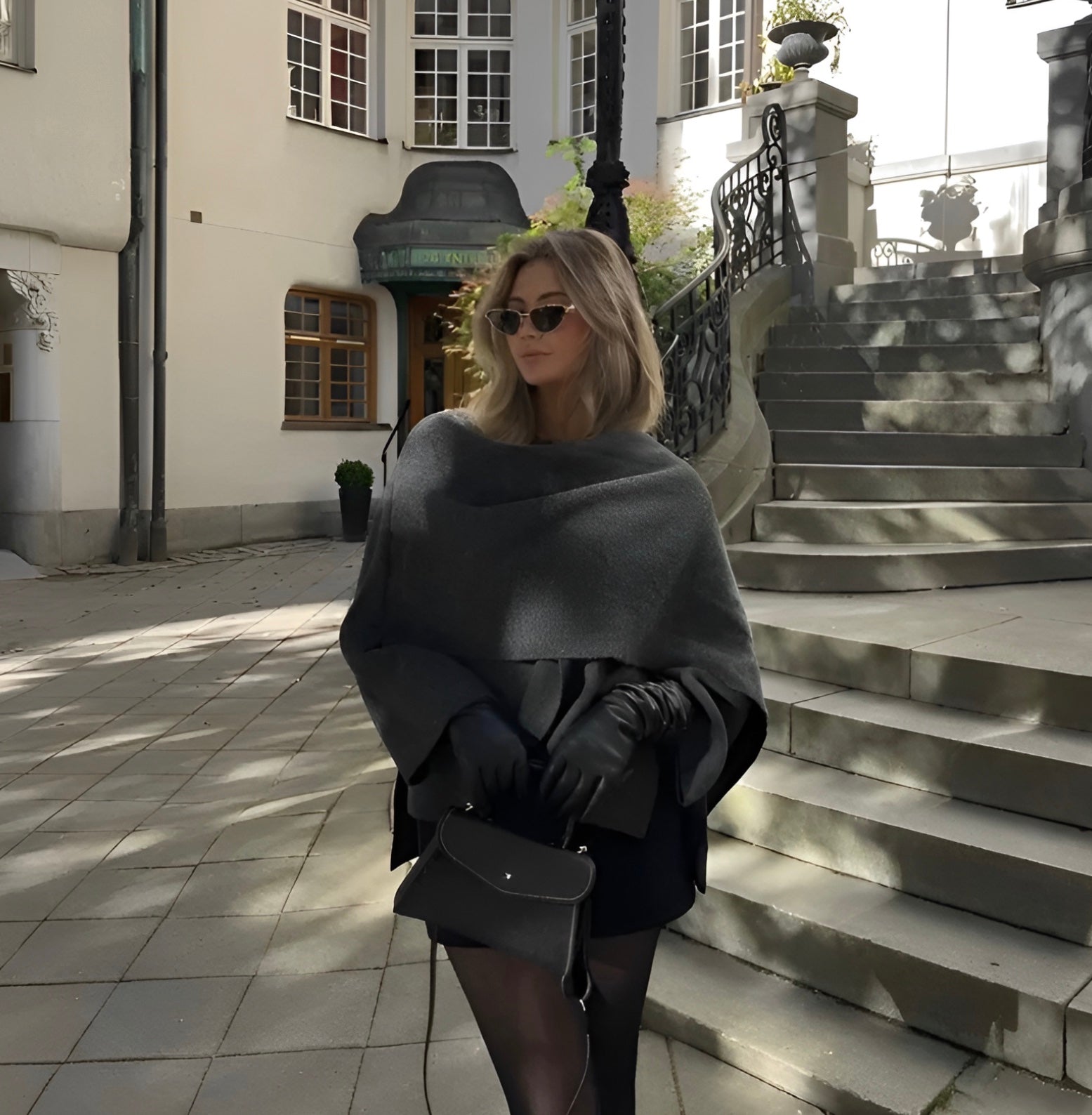Noya™ | Chic Cape Coat