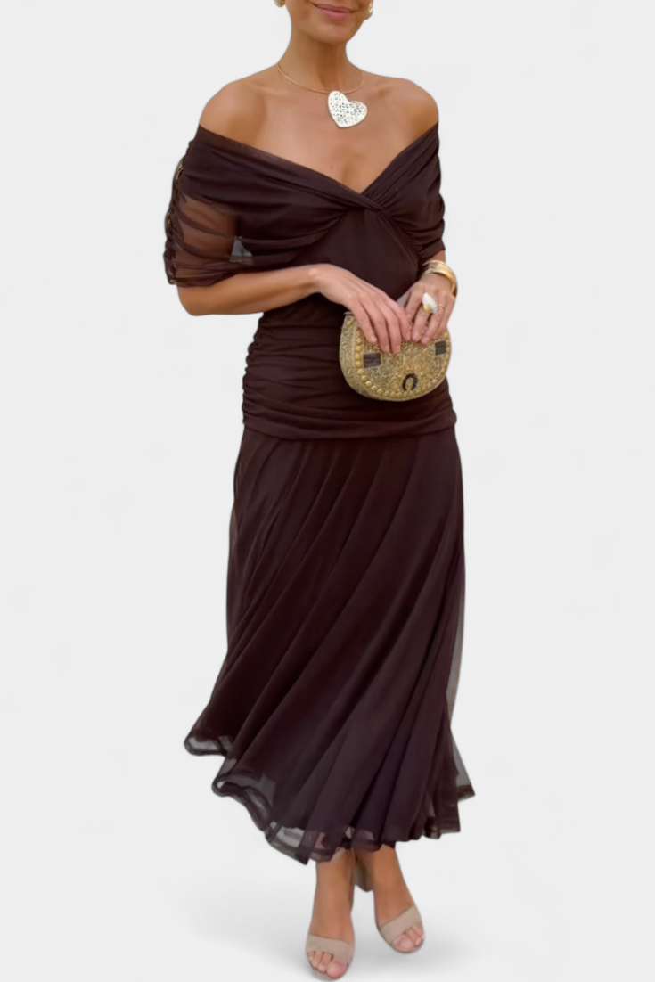 Alondra™ | Elegant Floral V-Neck Dress