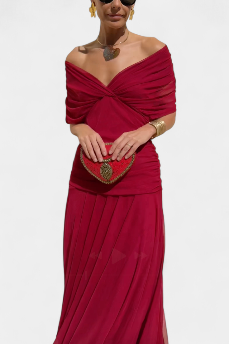 Alondra™ | Elegant Floral V-Neck Dress