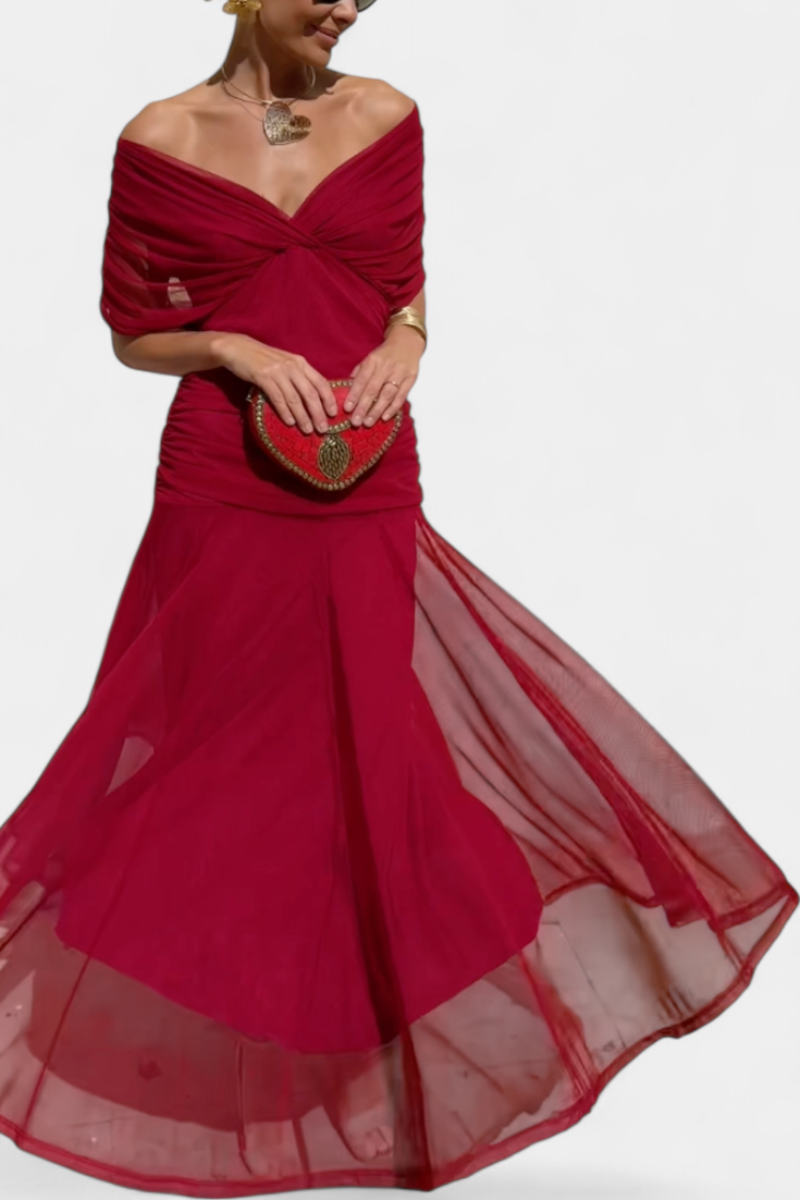 Alondra™ | Elegant Floral V-Neck Dress