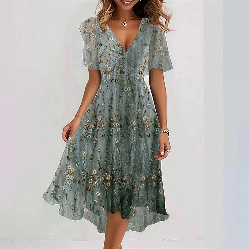 Carla-Elegant Midi Dress