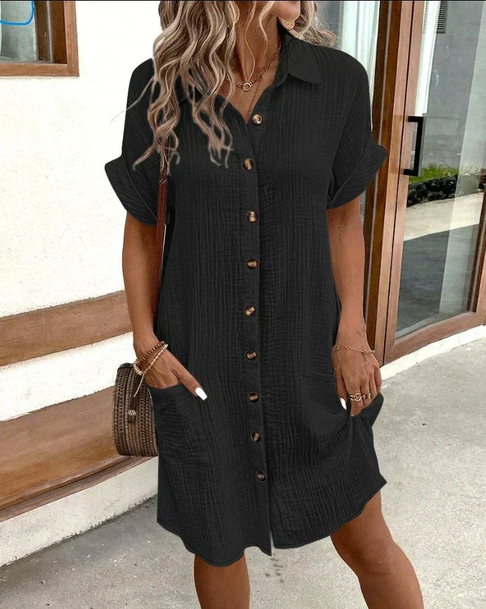 Brooklyn™ | Elegant Polo Midi Dress