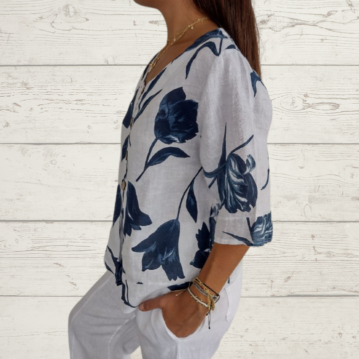 Dahlia™ | Blossom Print Blouse