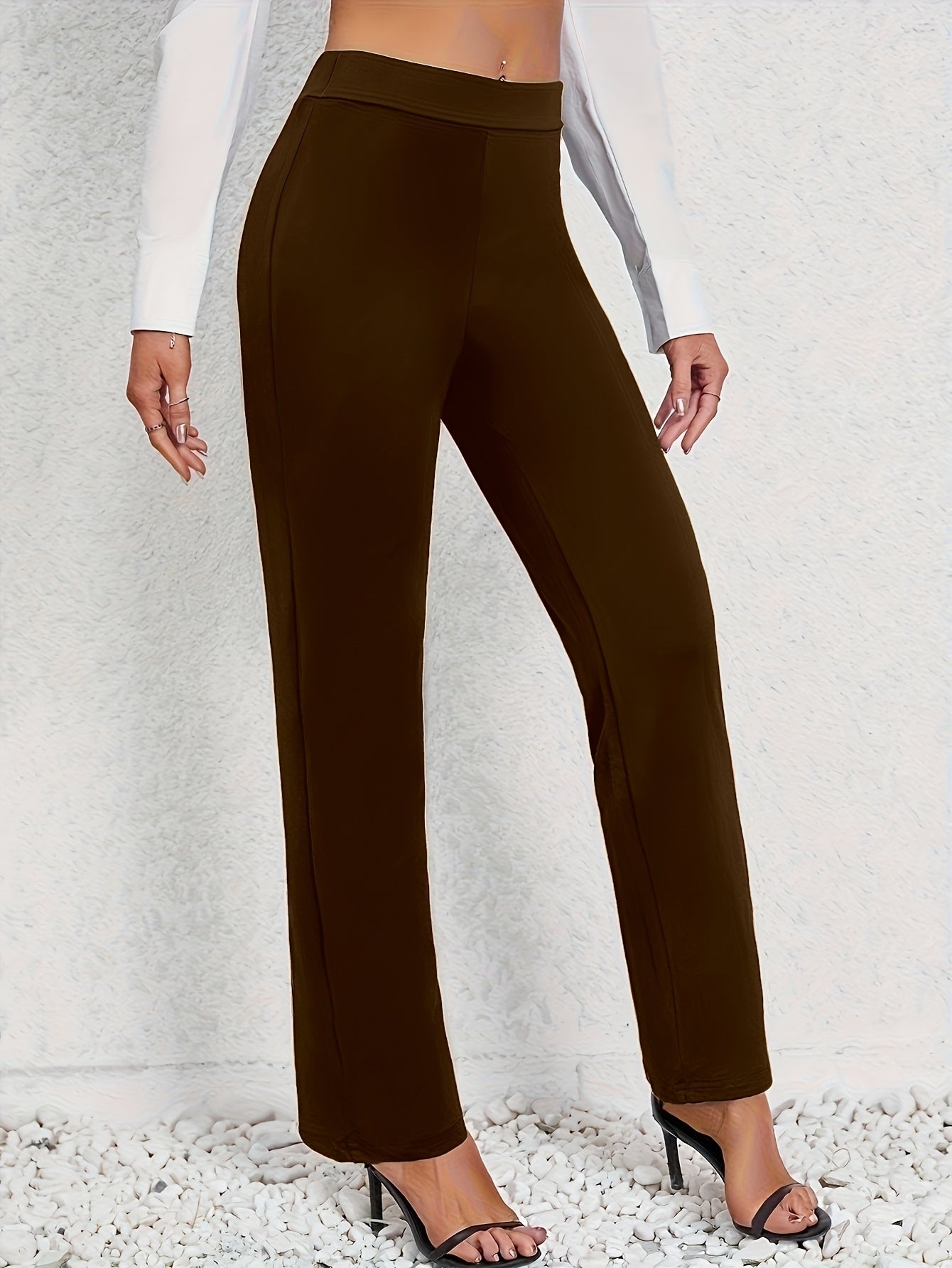Amy™ | Straight-Leg Stretch Trousers