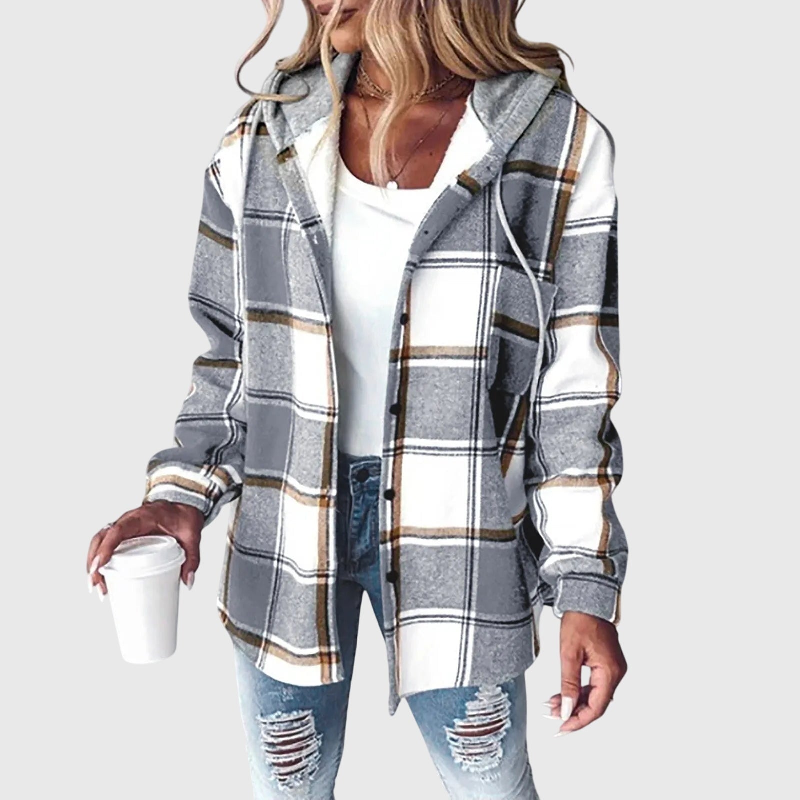 Martina™ | Women's Mesh Button Placket Jacket